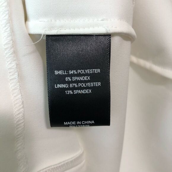 NWT Michael Costello x REVOLVE Ava Mini Dress Ivory White One Shoulder - Picture 7 of 7